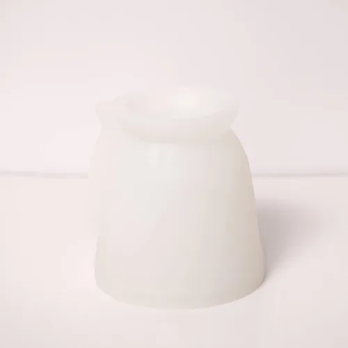 Vista 5 de BOOWAN NICOLE Vasijas de vela de cemento molde de silicona DIY hecho a mano tarro de vela de hormigón que hace la forma europea casa flor maceta