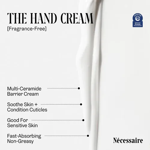 Vista 4 de Nécessaire The Hand Duo – El Set de Regalo de Vacaciones de Crema de Manos + Tratamiento de Manos con Retinol para Manos Secas – Humedad Diaria +
