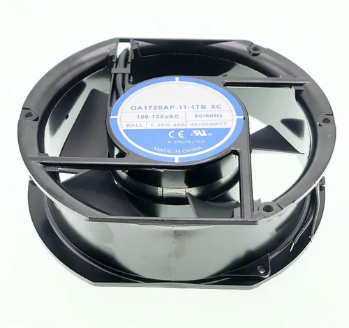 Vista 5 de Nuevo ventilador de refrigeración para OA172SAP-11-1TB XC AC100-125V 0.35/.040A 46/50W 50/60Hz 2-Wire 17CM Tamaño: 6.772x5.906x2.008 in.