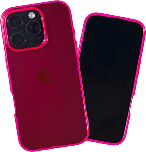 Vista 30 de SteepLab Neon Highlighter - Funda para iPhone 12 Pro Max, funda Grippy Jelly con bolsillos protectores de aire (amarillo neón llamativo)