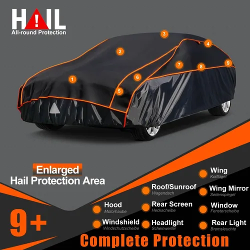 Vista 3 de Kayme Cubierta de coche SUV protector de granizo para Toyota C-HR