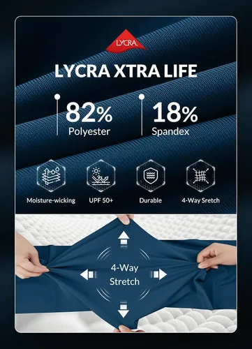Vista 3 de BALEAF Pantalones cortos de ciclismo acolchados de licra para ciclismo de carretera MTB con bolsillos acolchados con cremallera UPF 50+