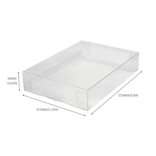 Vista 6 de WICAREYO 10Pcs Clear Games Cartridge Box Case Sleeve CIB Protector for Playsation 3 PS 4 Xbox One