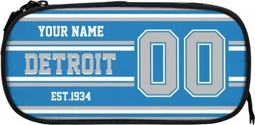 Vista 9 de Estuche de lápices personalizado Arizona con número de nombre, caja de lápices personalizada estilo fútbol, estuche de bolígrafo personalizado