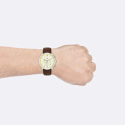 Vista 17 de Fossil Men's Neutra Stainless Steel and Leather Quartz Chronograph Watch