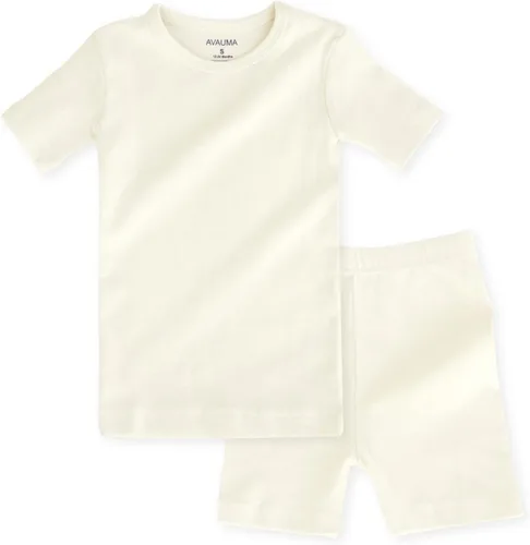 Vista 77 de AVAUMA - Pijama para niños y niñas de algodón básico para uso diario