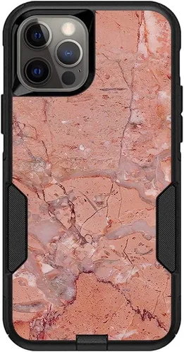 Vista 18 de MightySkins Skin compatible con OtterBox Commuter iPhone 12 y 12 Pro - Mármol ámbar Funda protectora de vinilo duradera y única Fácil de aplicar