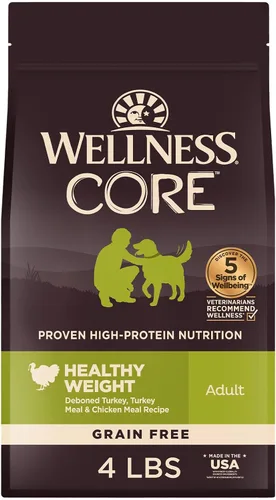 Vista 10 de Wellness CORE Alimento seco para perros, sin granos, alto en proteínas, natural, receta de pato silvestre, cordero, jabalí y conejo