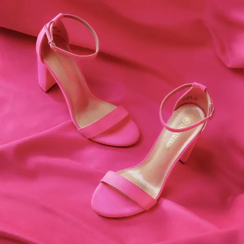 Vista 5 de DREAM PAIRS - Sandalias de tacón alto para mujer