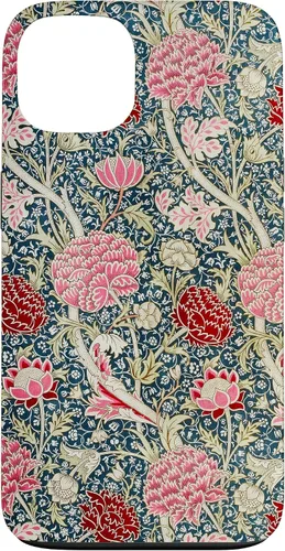 Vista 7 de iPhone 16 Cray - William Morris Art Nouveau Pattern Case