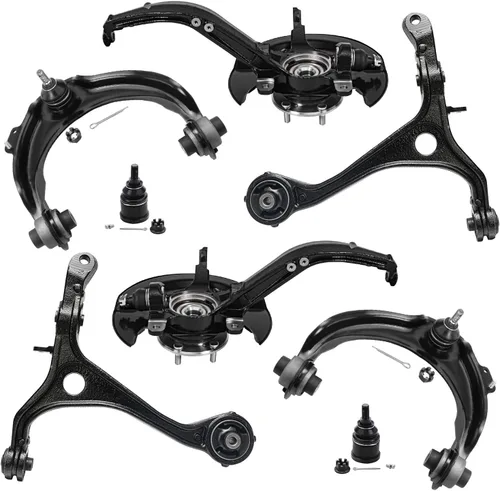 Vista 156 de Detroit Axle - Kit de brazos de control de extremo de 8 piezas para Toyota 2001-2003 Highlander 2002-2003 Camry Lexus ES300, 2 conjuntos de brazos