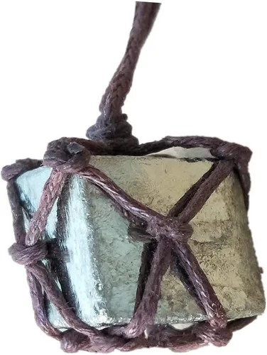 Vista 11 de AITELEI Collar con colgante de cristal de amatista natural crudo para curación de chakras de Reiki, piedra de tratamiento con cuerda tejida a mano