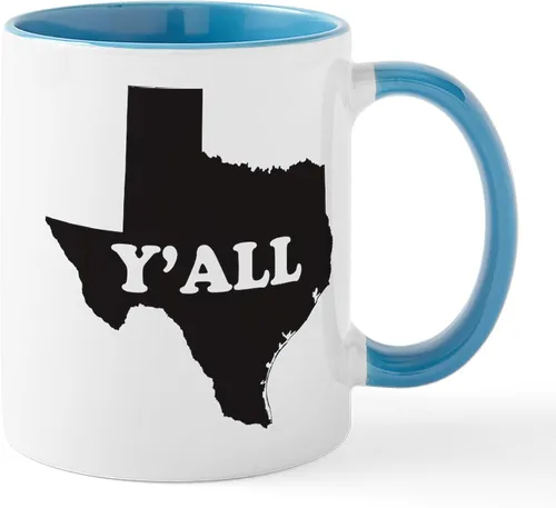 Vista 23 de CafePress Shalom, Y'all! Taza de café de cerámica de 11 oz (11.0 fl oz)