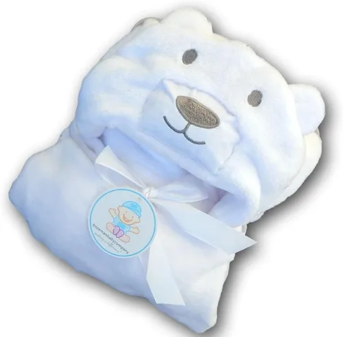 Vista 5 de Manta con capucha para niños pequeños Manta suave con capucha para bebé o bebé de 36 x 27 pulgadas + capucha