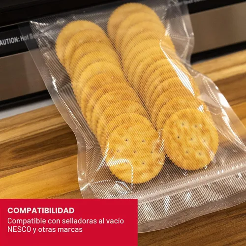Vista 3 de Nesco Bolsas con cierre de pinta selladora al vacío - 50