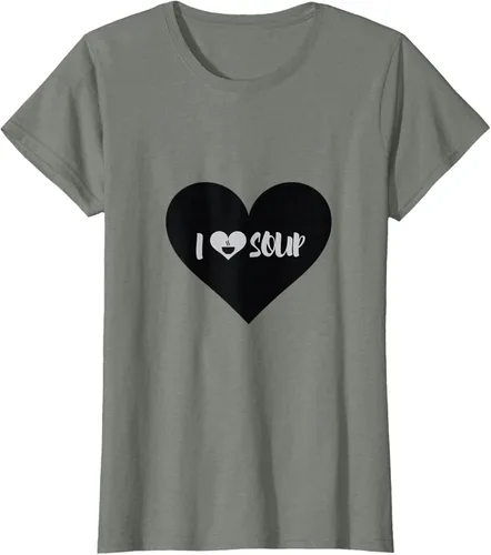 Vista 11 de I Love Soup - Camiseta de regalo con forma de corazón, Blanco, S Asfalto