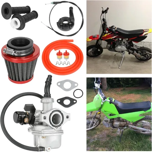 Vista 4 de YOXUFA PZ19 Carburador 19mm Carburador para 110 cc 125 cc 50 cc 70 cc Pit Dirt Bike ATV Apollo TaoTao Baja Coolster SSR Xmotos X-Pro Thumpstar