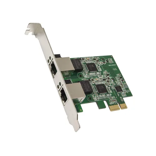 Vista 21 de IO CREST Tarjeta Ethernet de 4 Puertos Gigabit M.2 Clave M+B SI-PEX24092