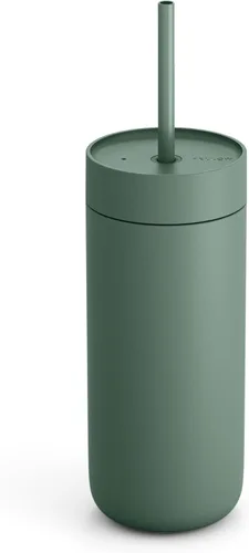 Vista 16 de Fellow Carter - Vaso de cerámica fría con forro de 16 onzas con tapa con popote, sin BPA No Metallic Taste, Cold 18 Hours, Stainless Steel