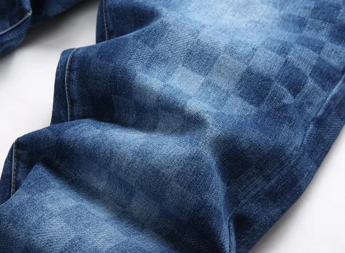 Vista 4 de AITITIA - Jeans rasgados de ajuste estándar para hombre