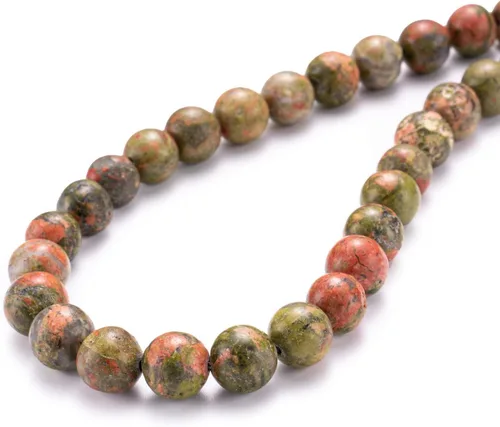 Vista 27 de BEADIA Cuentas redondas de jade africano natural de piedra suelta semipreciosas para hacer joyas 4MM 38cm/hebra