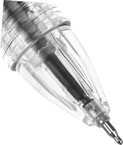Vista 3 de NUOBESTY 12 bolígrafos de tinta de gel negra, punta de aguja fina, escritura suave para escuela y oficina, agarre cómodo, diseño ergonómico