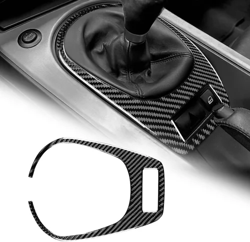 Vista 14 de AIRSPEED Fibra de carbono para BMW Z4 E85 E86 2003 2004 2005 2006 2007 2008 cubierta del marco interior de la caja de cambios de la consola central