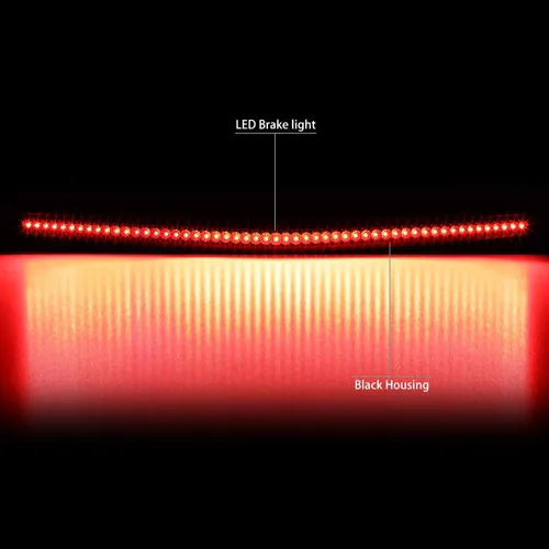 Vista 2 de DNA MOTORING 3BL-CDTS06-LED-BK Luz de freno LED de cola trasera con carcasa negra [Compatible con Cadillac DTS 06-11]