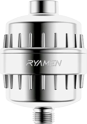 Vista 12 de Ryamen Filtro de Ducha de Alta Resistencia, Filtro de Agua de Ducha, Filtro de Cabezal de Ducha de 99% de Eliminación para Agua Dura, Metales Negro