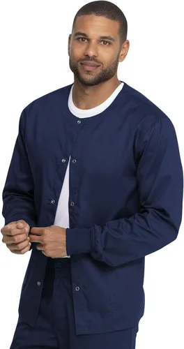 Vista 6 de Dickies Genuine Industrial Strength Men Women Warm Up Scrubs Jacket GD300