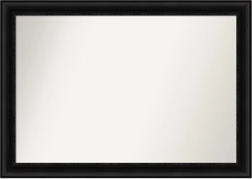 Vista 38 de Amanti Art Espejo personalizado, espejo de baño negro puente, espejo de pared o espejo de tocador de baño sobre el fregadero (26 x 26 pulgadas)
