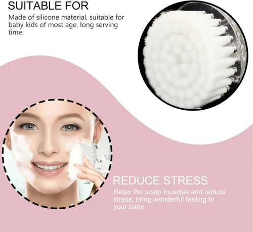 Vista 5 de Cepillo de limpieza Cepillo manual lavado facial multifuncional cara creativa durable