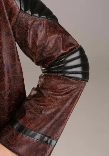 Vista 5 de Disfraz infantil de Apocalypse Wasteland Survivor Traje de Ranger resistente con chaqueta con capucha, máscara y bufanda