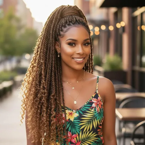 Vista 9 de Fulcrum Pelo de ganchillo Passion Twist de 8 pulgadas, 9 paquetes de cabello pretrenzado y prerrizado para mujeres negras (8 pulgadas
