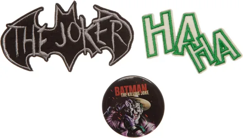 Vista 5 de Bioworld DC Comics Joker DIY Patch It Mochila, Multi colorido