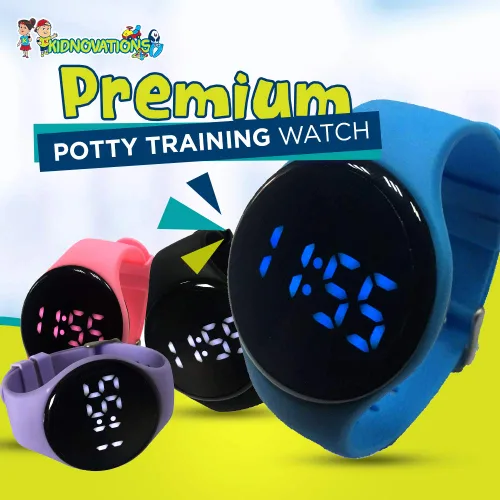 Vista 2 de Reloj deportivo de entrenamiento para ir al baño, temporizador de entrenamiento para el inodoro, recordatorio de reloj recargable resistente al agua