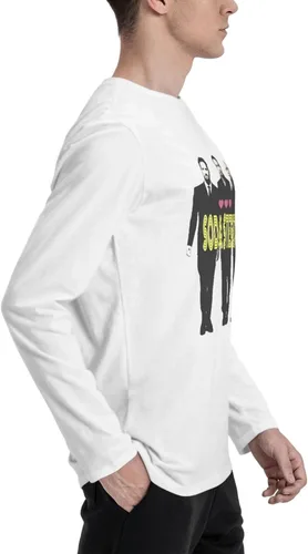 Vista 3 de ABOORA Soda Music And Stereo Men's T-Shirt Unisex Long Sleeve Pullover Tops Crewneck Graphic Sweatshirt Black