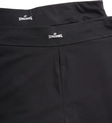 Vista 4 de Spalding Pantalones de yoga para mujer Paquete de 2 pantalones de pierna acampanada de talla grande ajustados o corte de bota leggings de alto