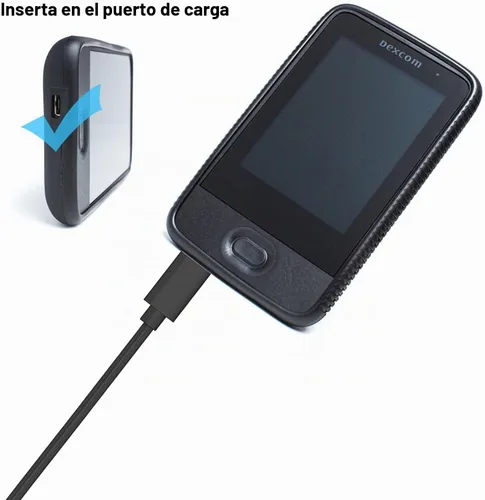 Vista 4 de Cargador de pared de 5 pies para lector Freestyle Libre, lector de repuesto Freestyle Libre 2, Freestyle Libre 3, cable de carga de 14 días