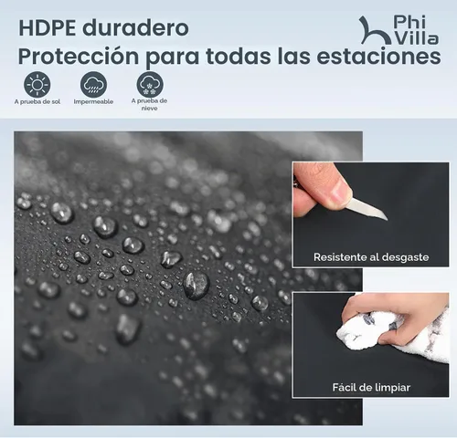 Vista 6 de PHI VILLA 10 x 15 Cochera metálica resistente con techo de acero galvanizado con kit de cierre lateral, cochera metálica robusta para autos, botes
