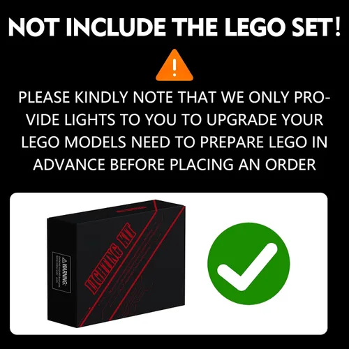 Vista 4 de Brickshine Iluminación LED compatible con LEGO NASA Artemis Space Launch System 10341, kit de luz compatible con LEGO 10341, dando luz al modelo,