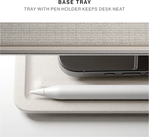 Vista 6 de Native Union - Soporte de escritorio para laptop de altura ajustable ergonómico – Compatible con MacBook Air/Pro, iPad, Dell, HP, Lenovo, Microsoft