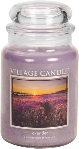 Vista 5 de Village Candle Paquete de velas perfumadas en tarro de boticario grande de eucalipto menta y lavanda (21.25 onzas)