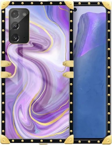 Vista 85 de Funda compatible con Samsung Galaxy S10 4G, TPU suave de lujo y parte trasera de policarbonato duro para niñas y mujeres, funda protectora a prueba