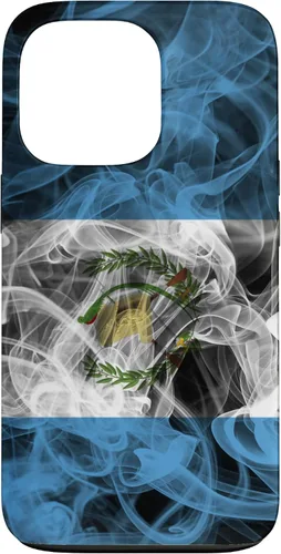 Vista 10 de Funda para iPhone 17 con diseño de bandera de Guatemala con estética ahumada
