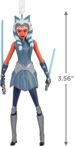 Vista 4 de Hallmark Star Wars: The Clone Wars Ahsoka Tano Adorno de Navidad
