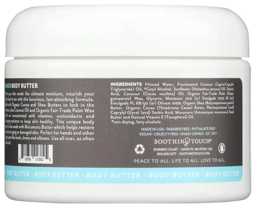 Vista 2 de Soothing Touch, Naked Body Butter, sin perfume, 13 oz