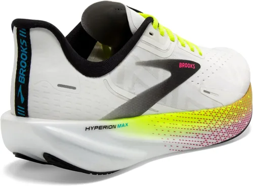 Vista 4 de Brooks Hyperion Max, Blanco, negro, vida nocturna
