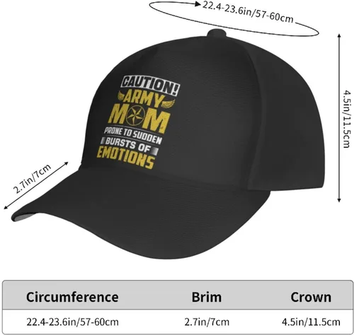 Vista 4 de Gorra de béisbol con tendencia a explosiones repentinas de emociones para hombres y mujeres, gorra de béisbol ajustable para papá, gorra