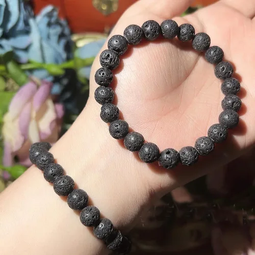 Vista 3 de Tigers Eye Protection Handmade Bracelet Best Present For Men Women Attract Wealth Chakra Feng Shui Stretchy Beaded Bracelets Lucky Friendship